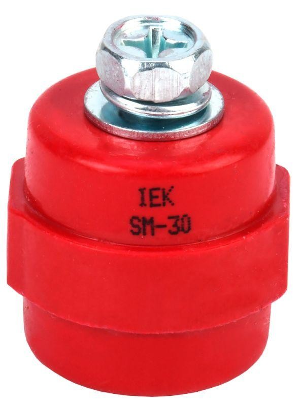  Изолятор SM30 (М8) силовой с болтом IEK YIS11-30-08-B 