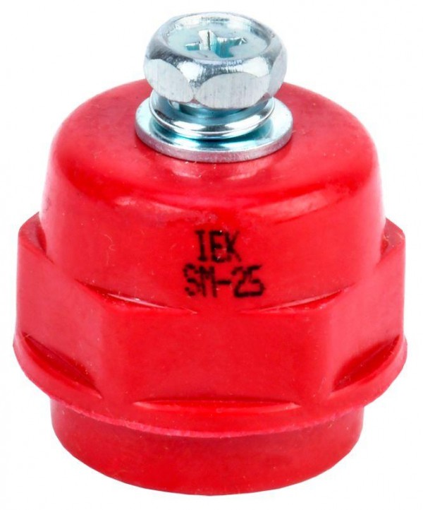  Изолятор SM25 (М6) силовой с болтом IEK YIS11-25-06-B 