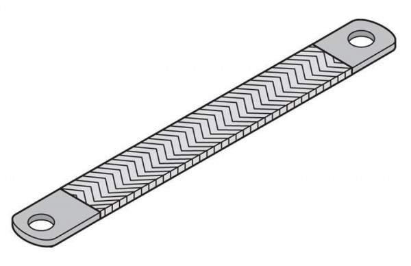  Шина заземл. гибкая 16d7-17х300 (уп.5шт.) ABB AA6850 
