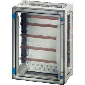  Корпус с токовыми шинами на 250А 360х270х163 открывание инструментом сер. с прозр. дверью FP 3212 HENSEL 68000216 