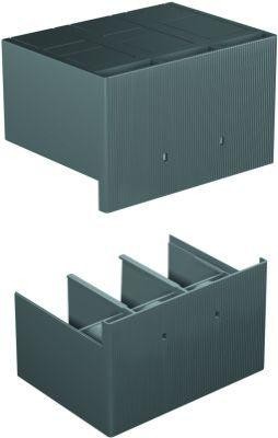  Крышка изол. высокая для силовых выводов НТС T2 3p TERMINAL COVERS HIGH (уп.2шт) ABB 1SDA051417R1 
