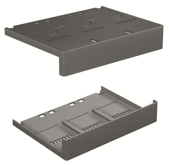  Комплект крышек изол. низкие для сил. выводов TERMINAL COVERS LOW 4P S6-T6 (уп.2шт) ABB 1SDA014039R1 