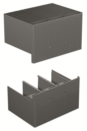  Комплект крышек изол. высокие для сил. выводов TERMINAL COVERS HIGH 4P S6-T6 (уп.2шт) ABB 1SDA014041R1 