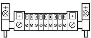 Блок N клеммный N23RS27 EATON 058243 