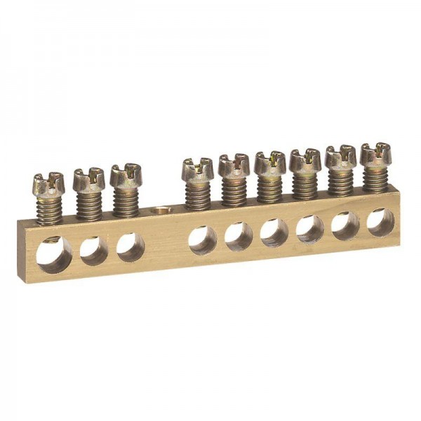  Клеммник без изол. 1х6-25+8х1.5-16кв.мм Leg 004803 