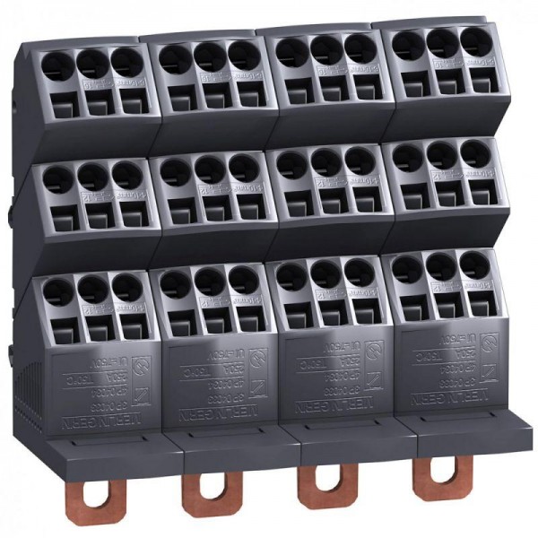  Колодка распред. POLYBLOC 250А 4P для шкафа PrisмА Plus SchE 04034 