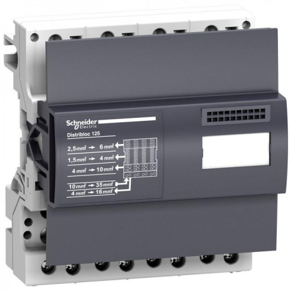  Колодка распред. DISTRIBLOC 125А для шкафа Prisma Plus SchE 04045 