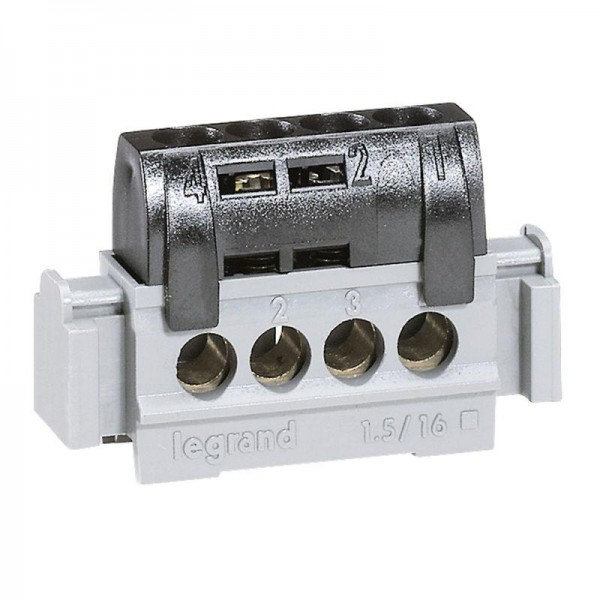  Клеммник Viking3 4х1.5-16мм черн. Leg 004850 