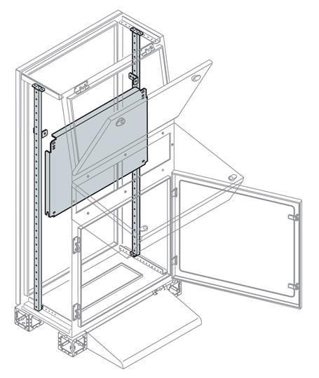  Плата монтажная 2200х400мм ABB EA2240 