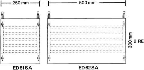  Модуль с шинной системой 1ряд/2 рейки ABB ED61SA 