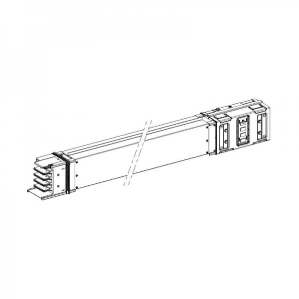  Секция прямая измен. длины 800А SchE KSC800ET4A 