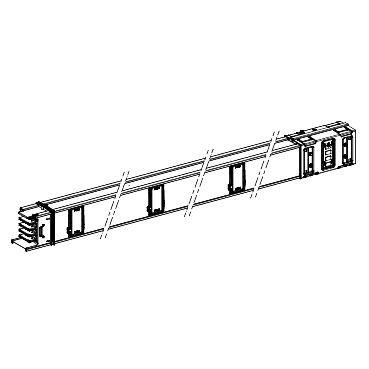  Секция прямая 800А 3м SchE KSA800ED3306 
