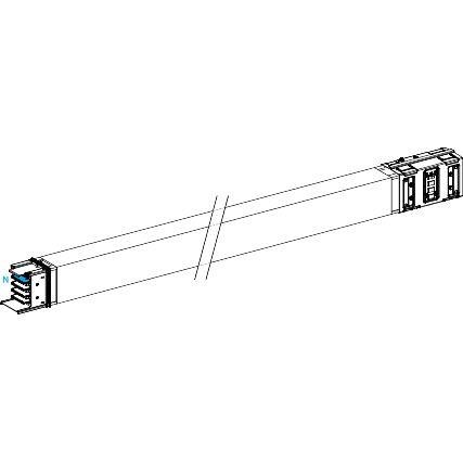  Секция прямая 5м 630А SchE KSA630ET450 