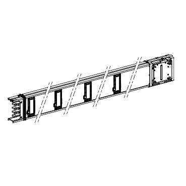  Секция прямая 2м 400А SchE KSA400ED4208 