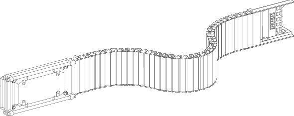  Секция гибкая 160А SchE KNA160DF410 