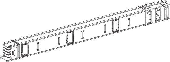  Секция прямая 1.5м 630А SchE KSA630ED4154 