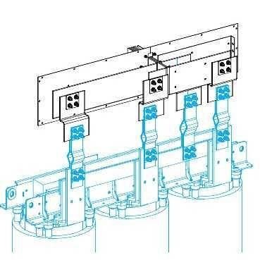  Блок вводный для сухих транс. N5 3L+N+PE Cu 2500А SchE KTC2500EL45 