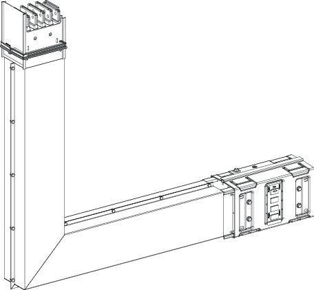  Секция угловая верт. неравнобокая 1000А SchE KSA1000DLE4A 