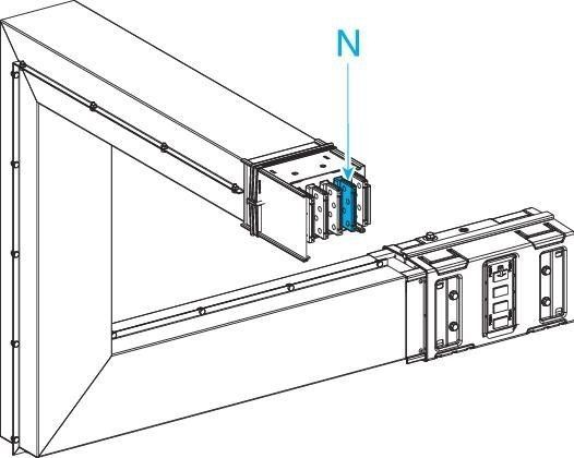  Секция угловая 1000А SchE KSA1000DMCL4A 