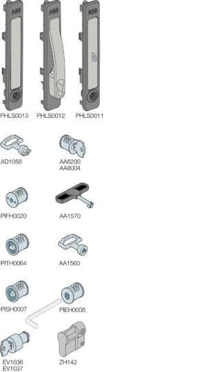  Ручка двери для полуцилиндра (зап. часть) ABB 1STQ002283B0000 