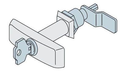  Замок с ключом для шк. SR ABB AA8003 