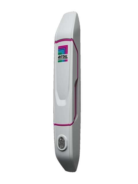  Ручка комфортная RAL7035 с вкладышем Е1 без ключей VX (уп.1шт) Rittal 8618240 