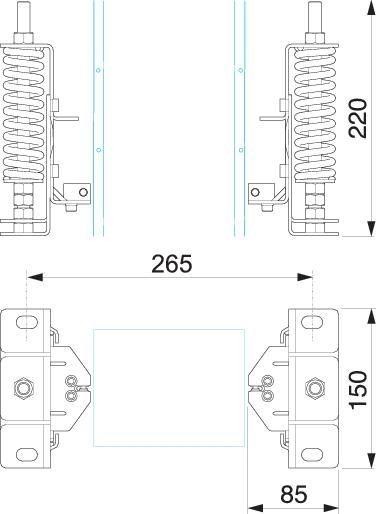  Кронштейн напольный SchE KSB1000ZV3 