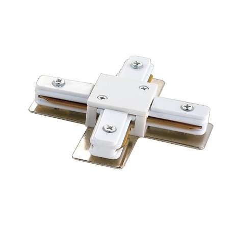  Соединитель для 2-х шинопроводов UBX-Q121 K41 WHITE 1 POLYBAG Х-образный бел. Volpe 10575 