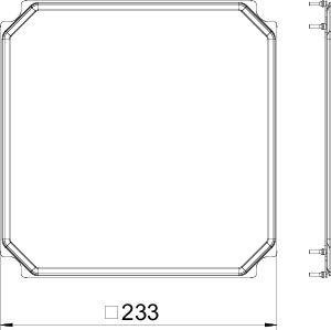  Уплотнитель плоский для регулируемых кассетных рамок FD 9 QNK2 OBO 7407109 