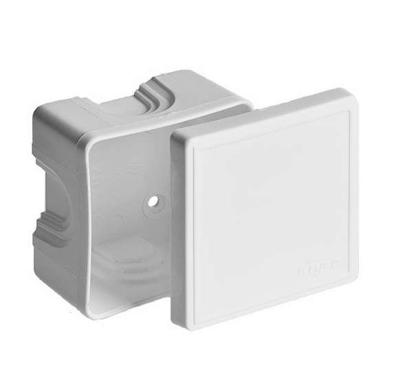  Коробка распределительная ОП 70х70х40мм IP40 бел. Ruvinil 65006Б 