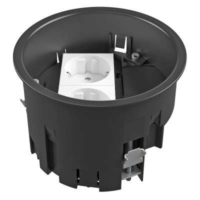  Коробка монтажная для лючка GES R2 120х85мм с розеткой MT R2 VDE полиамид OBO 7408832 
