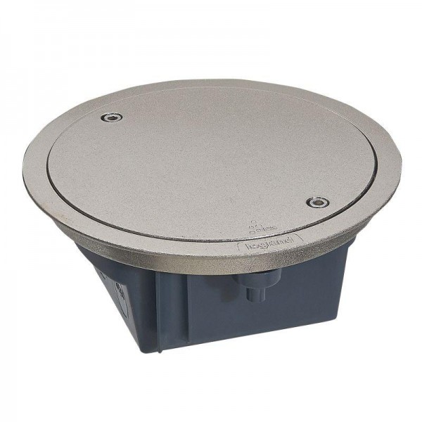  Коробка напольная круглая IP66 со съемной крышкой 4мод. нерж. сталь Leg 088061 