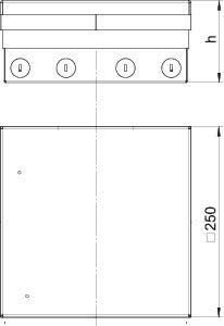  Лючок UDHOME9 2M GB V OBO 7427304 