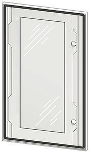  Дверь со стеклом 15х500х500мм DT-5050-CS IP66 EATON 140488 
