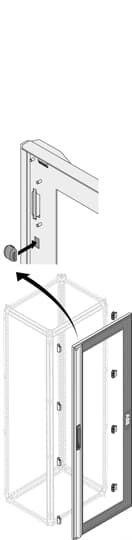  Дверь со стеклом IP40H=1800мм W=750мм ABB 1STQ009397A0000 