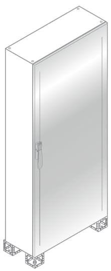  Дверь сплошная нерж. сталь 1600х800мм ABB TC1608X 
