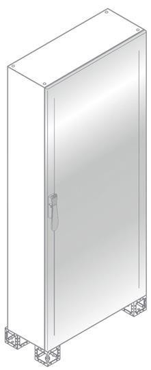  Дверь сплошная нерж. сталь 1800х600мм ABB EC1860X 