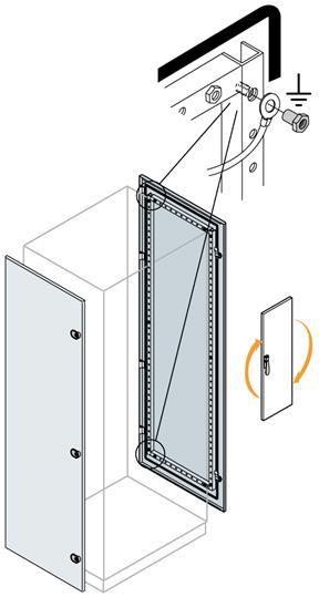  Дверь боковая 2200х400мм ABB EC2241K 