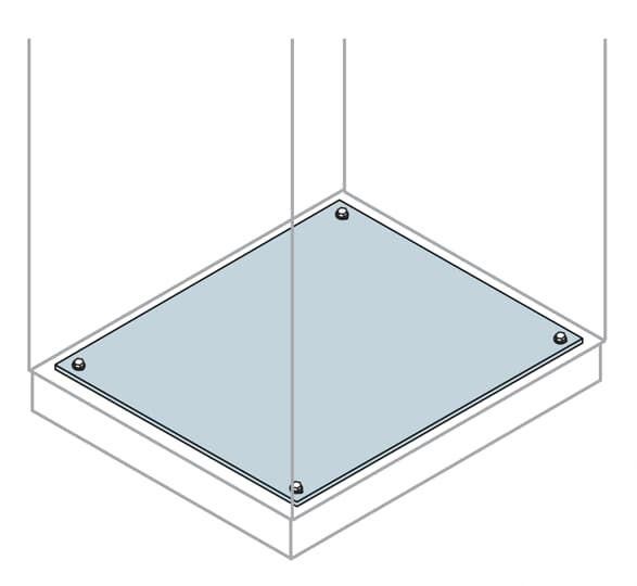  Панель нижняя фикс. 800х1000мм ABB EF8012 