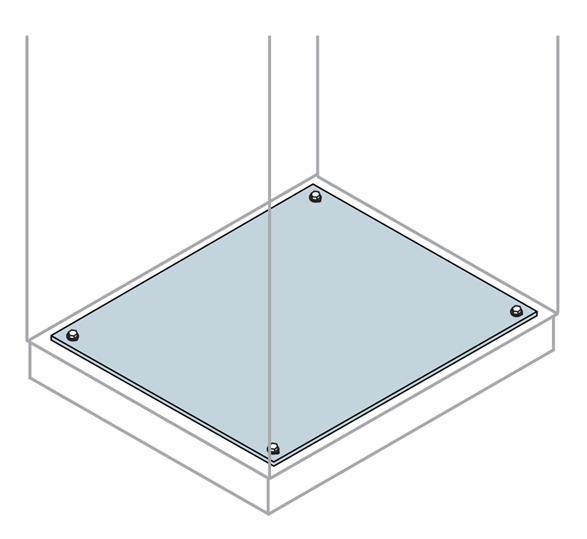  Панель нижняя фикс. 400х600мм ABB EF4063 