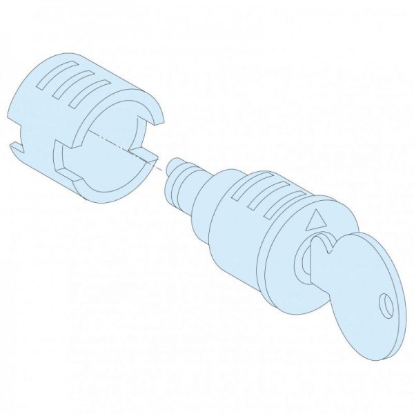  Замок цилиндрический + 2 ключа 2433 A IP55 SchE 09933 