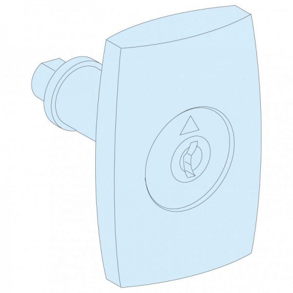  Ручка с замком + 2 ключа 405 IP55 Sche 08936 