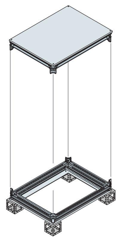  Рама шкафа верхняя/нижняя 600х600мм ABB EK6060KN 