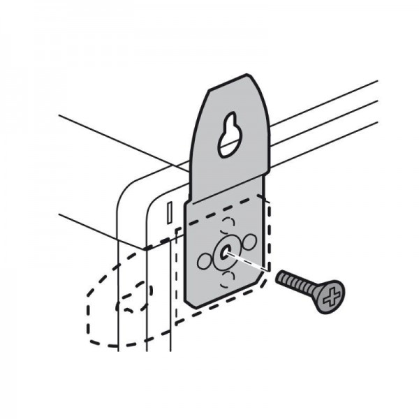  Кронштейн для крепл. на стену XL3 400 (комплект 4шт) Leg 020100 