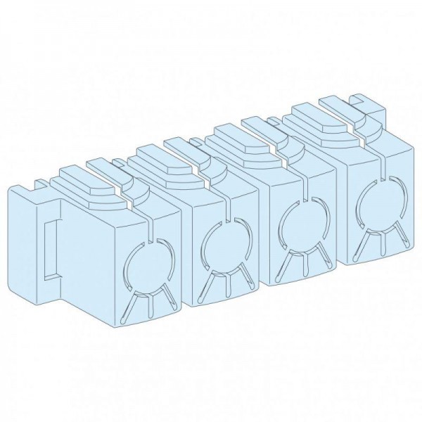  Комплект из 8 крышек для сил. шин POWERCLIP IPXXB (уп.8шт) SchE 04150 