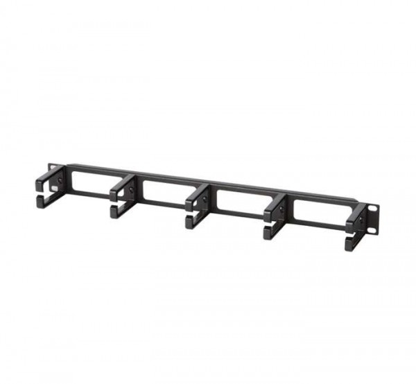  Организатор CM-1U-PL кабельный с пласт. кольцами 19дюйм 1U Hyperline 15446 