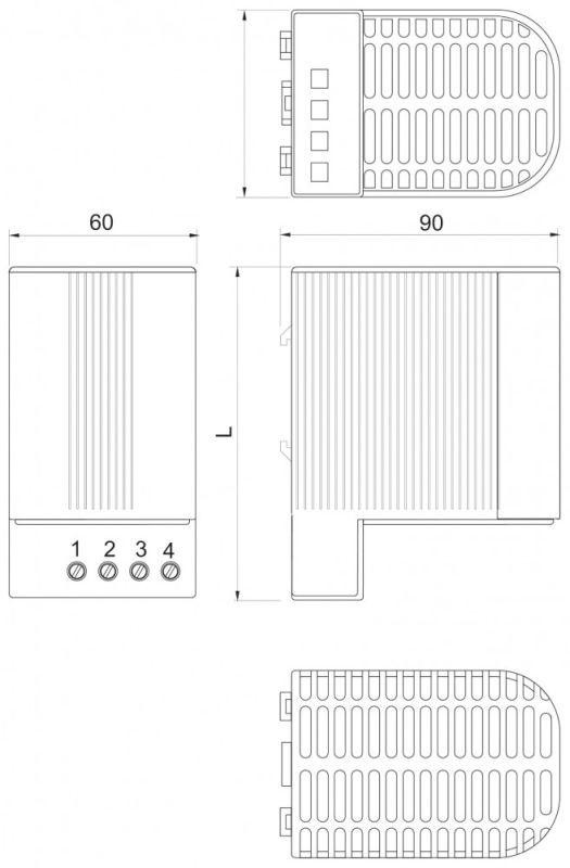  Нагреватель 150Вт 110-230В SchE NSYCR150WU2C 