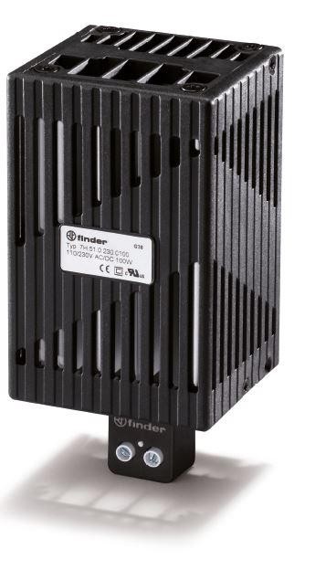  Электронагреватель щитовой 110…250В AC/DC 100Вт уст. на рейку 35мм IP20 FINDER 7H5102300100 