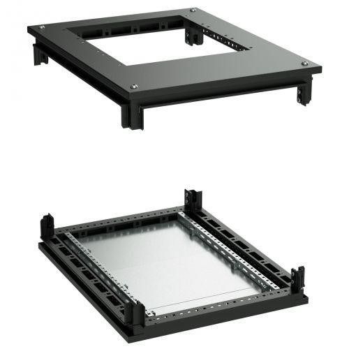  Крыша с фланцем и основание для IT корпусов CQE 600х800 RAL9005 DKC R5KTB68FITB 