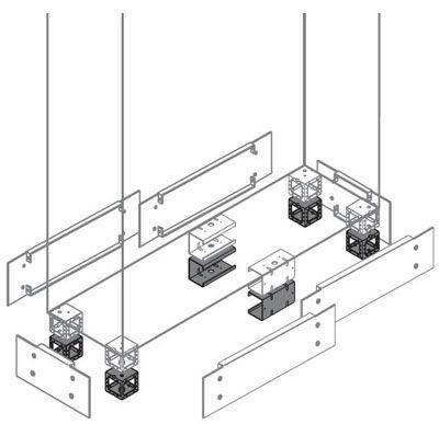  Элемент промеж. цоколя H=100мм (уп.2шт) ABB ZN1020 